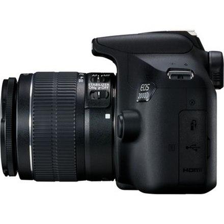 Canon EOS | 2000D | Obiettivo EF-S 18-55mm IS II | Nero