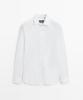 Masimodutti Cotton Blend Stretch Shirt