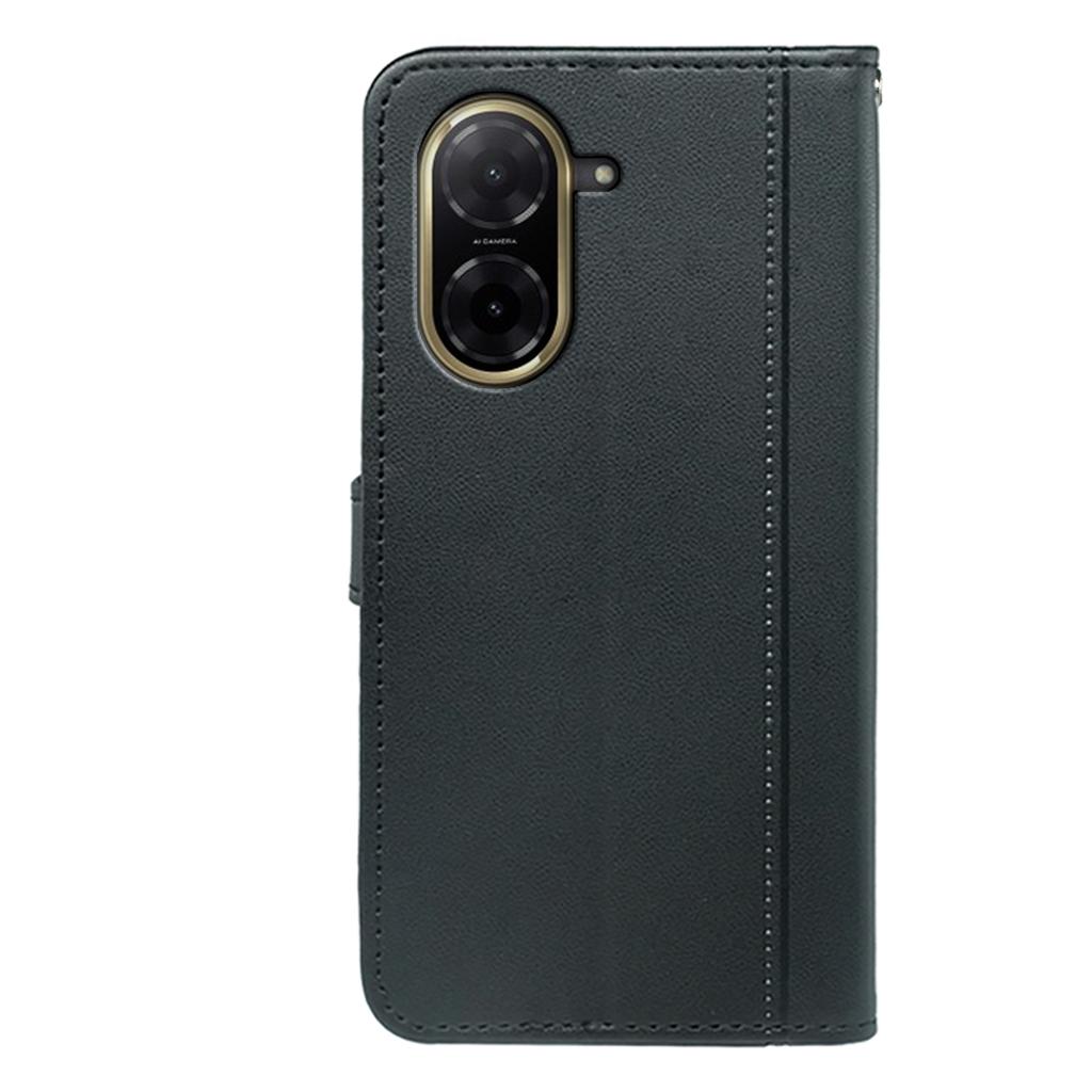 For Xiaomi Redmi A5 4G (171.7mm)/Poco C71 4G Wallet Case Magnetic Snap Leather Phone Cover with Strap