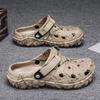 Men's Sandals Non-slip Textured Sole EVA Clogs with Adjustable Strap Durable Outdoor Daily Wear Slippers