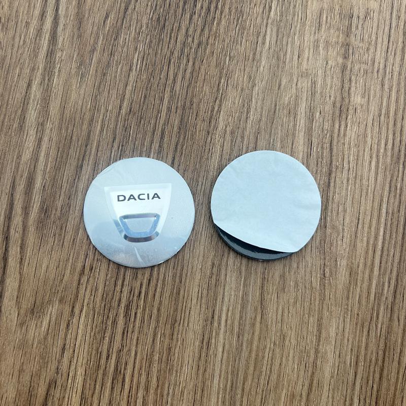 Dacia 56mm Modified Wheel Center Hub Emblem Decal Sticker Logo Badge Fit For 60mm Wheel Hub Cover