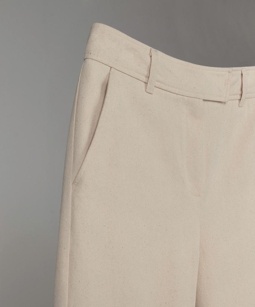Obeodyupeulleeo Cotton Straight Pants_Ecru