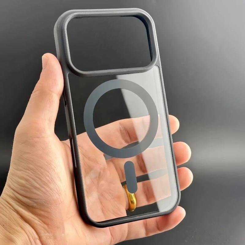 For Magsafe Magnetic Case For iPhone 17 Air 17Promax 16 15 14 Pro Max Plus 13 12 Mini 11 17Pro Phone Original Transparent Cover