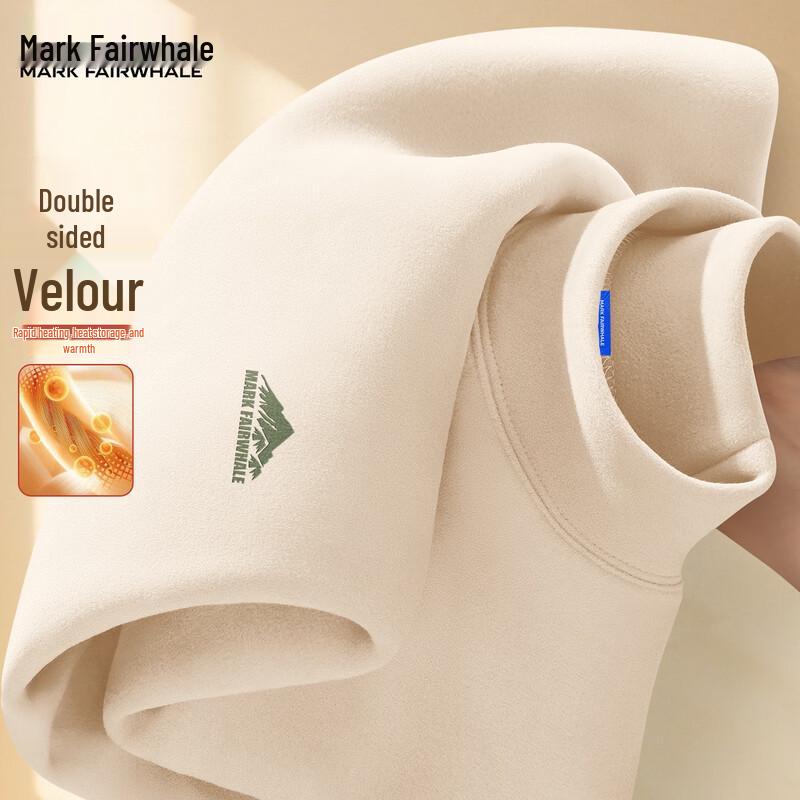 Mark Fairwhale Men s Thermal Turtleneck Long Sleeve T-Shirt 2XL