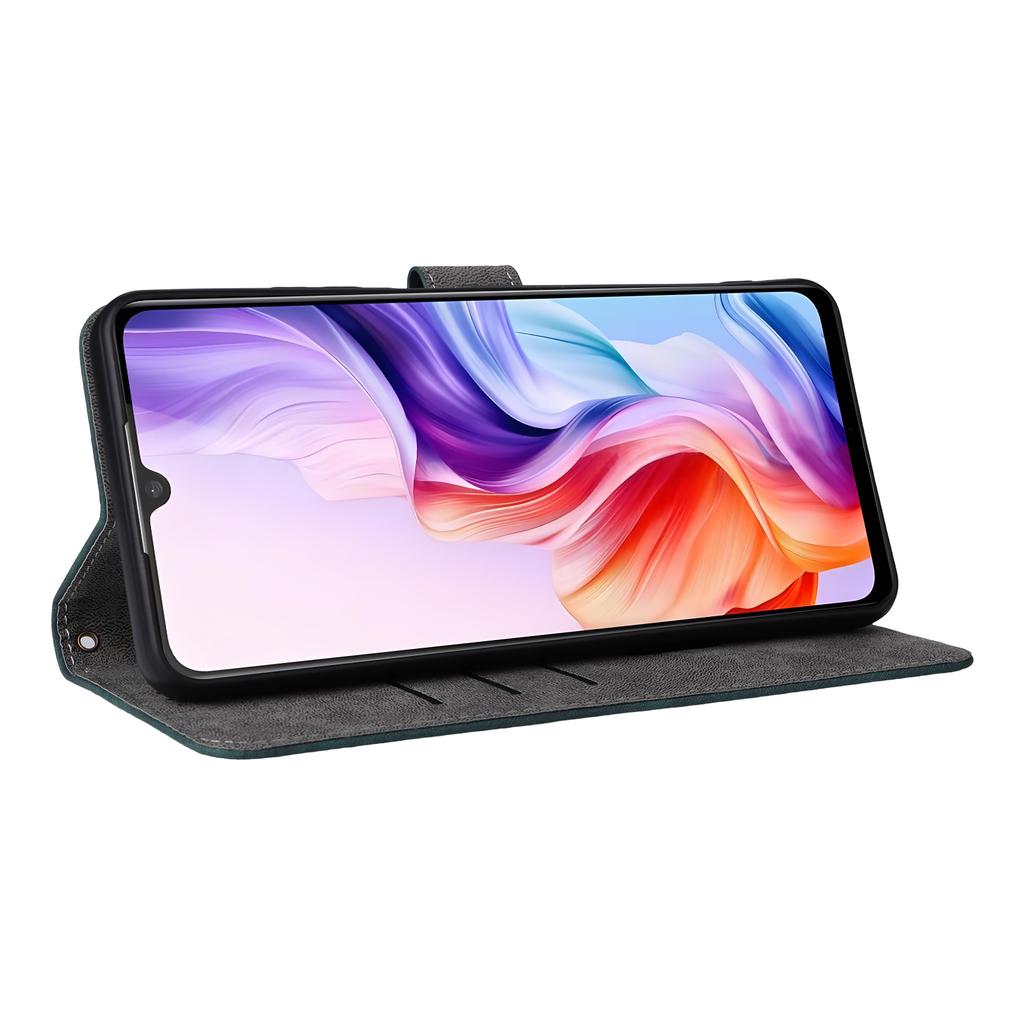 Pro ZTE Blade V70 Max/nubia V70 Max Pouzdro Peněženka Blokování RFID PU Kůže Kryt Stojánek pro sledování