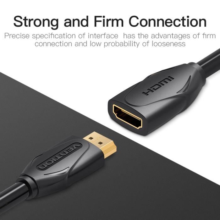 VENTION Extension Cable HDMI mâle vers femelle 4K @ 60Hz 3m