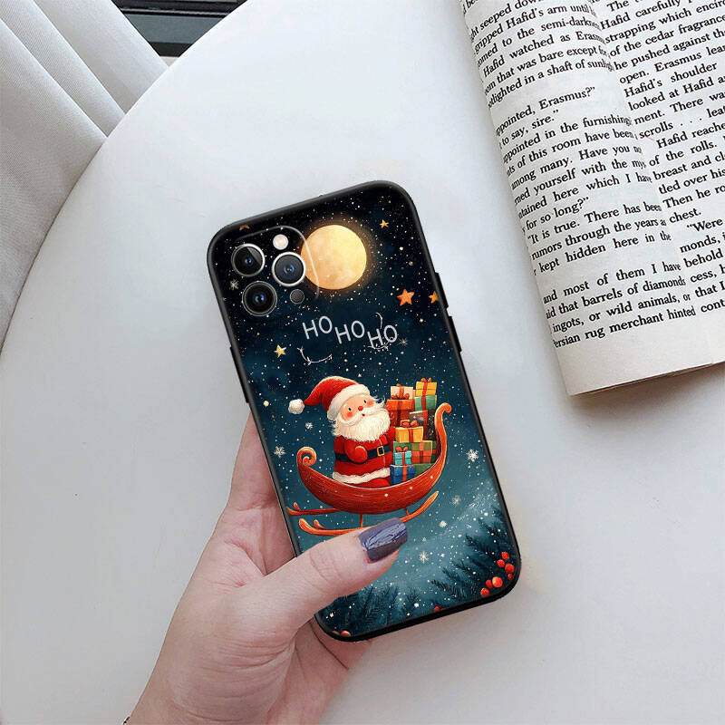 RT55 Merry Christmas Deer Gift Phone Case for Redmi Note 8 9 10 11 11S 15 15A 10C 10X 10A 10T 9A 9C 9T 9S 8T A7 Pro Max Plus Prime