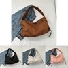Stylish Black Casual Tote Bag For Women Simple Design Versatile Crossbody Purse