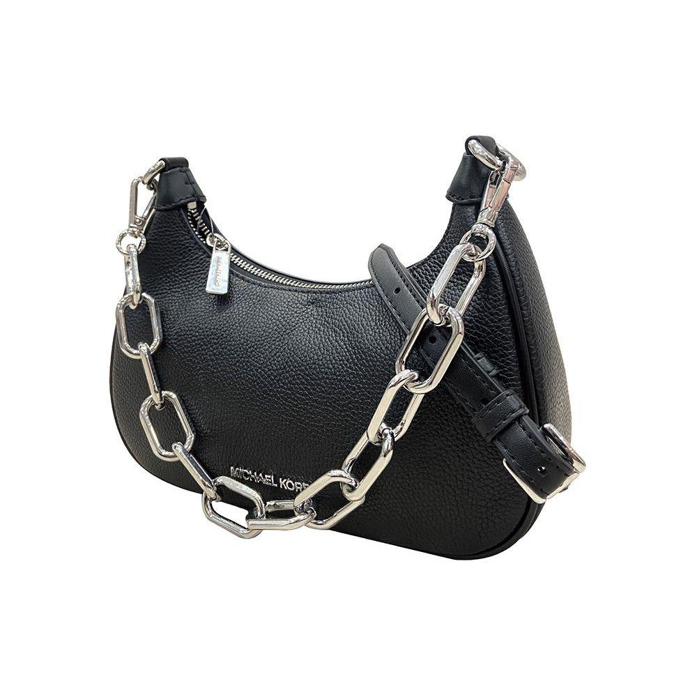 Michael Kors Cora Adjustable Shoulder Strap Leather Crossbody Bag Women Shoulder Bag Black 35F3S4CU6L-BLACK