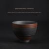 Purple Pottery Teacup Handmade Blind Scrub Large Master Cup Ceramic Kung Fu Teacup Fragrance-Smelling Cup Tea Set Teacups