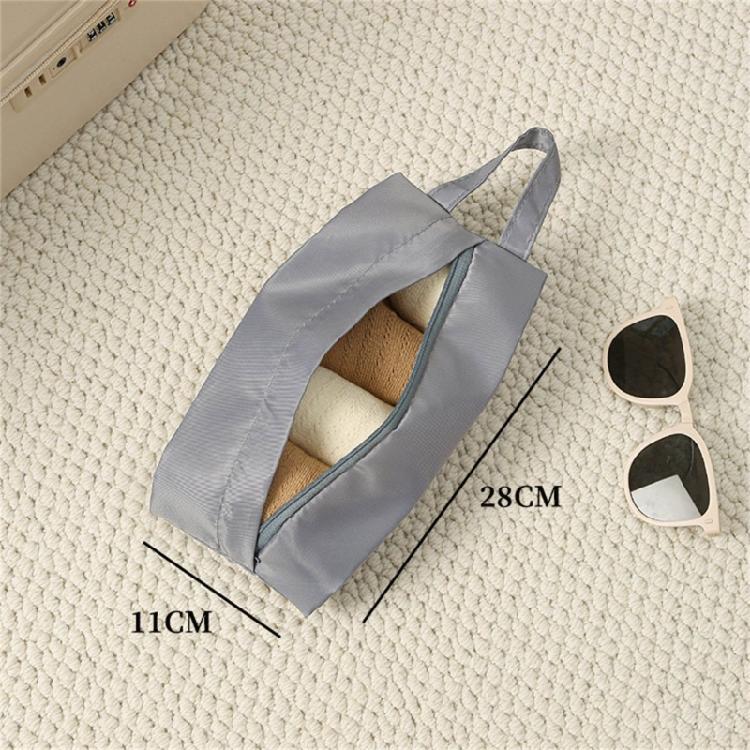 Space Saving Twill Fabric Underwear Pouch Machine Washable Storage Bag For Backpacks Suitcases Organization