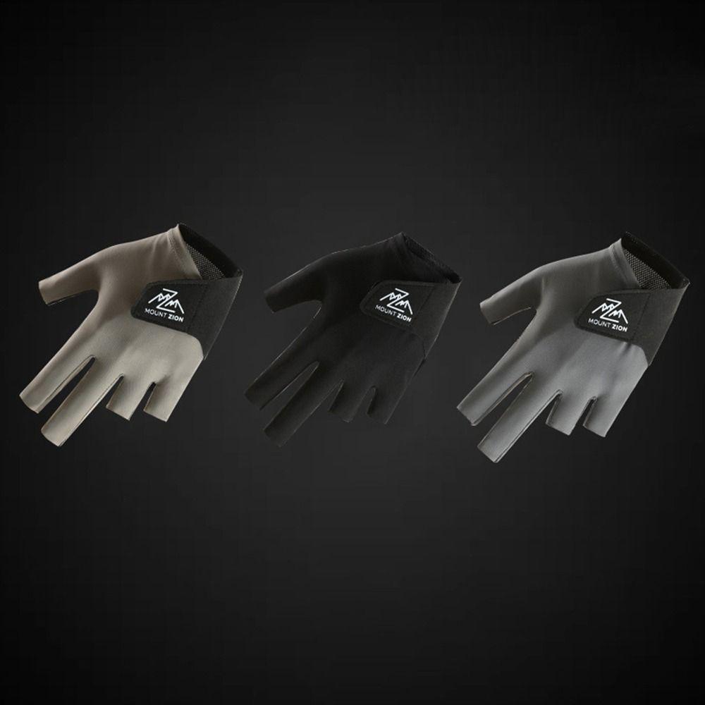 1 Stück Rutschfester Drei-Finger-Handschuh Elastischer Snooker-Billard-Handschuh Billardzubehör