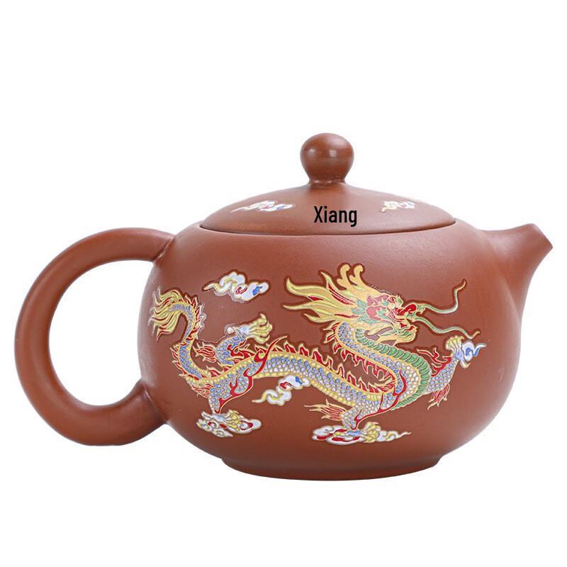 Charming Dragon Phoenix Color-Changing Teapot