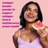 PLIX The Plant Fix Collagen Booster Powder 2x200g for Healthy Skin Hydration & Radiance Watermelon