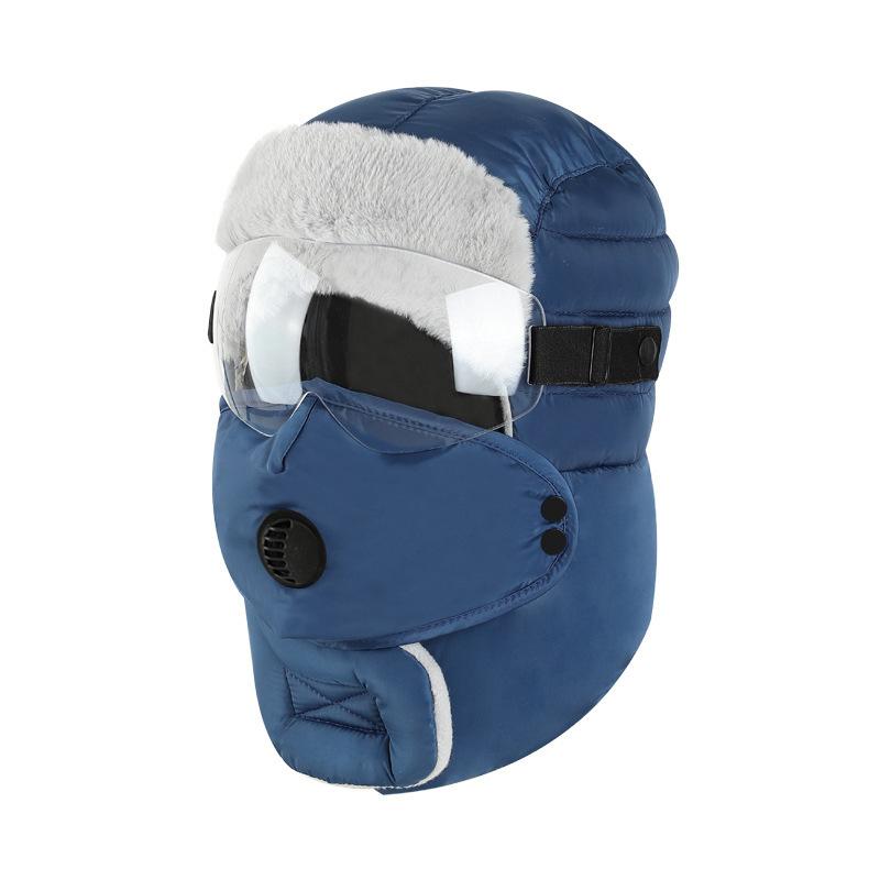 New Lei Feng Hat for Men and Women In Winter Cold Protection Ear Protection Northeast Outdoor Cycling Windproof Warmth Plush Velvet Thickened Hat