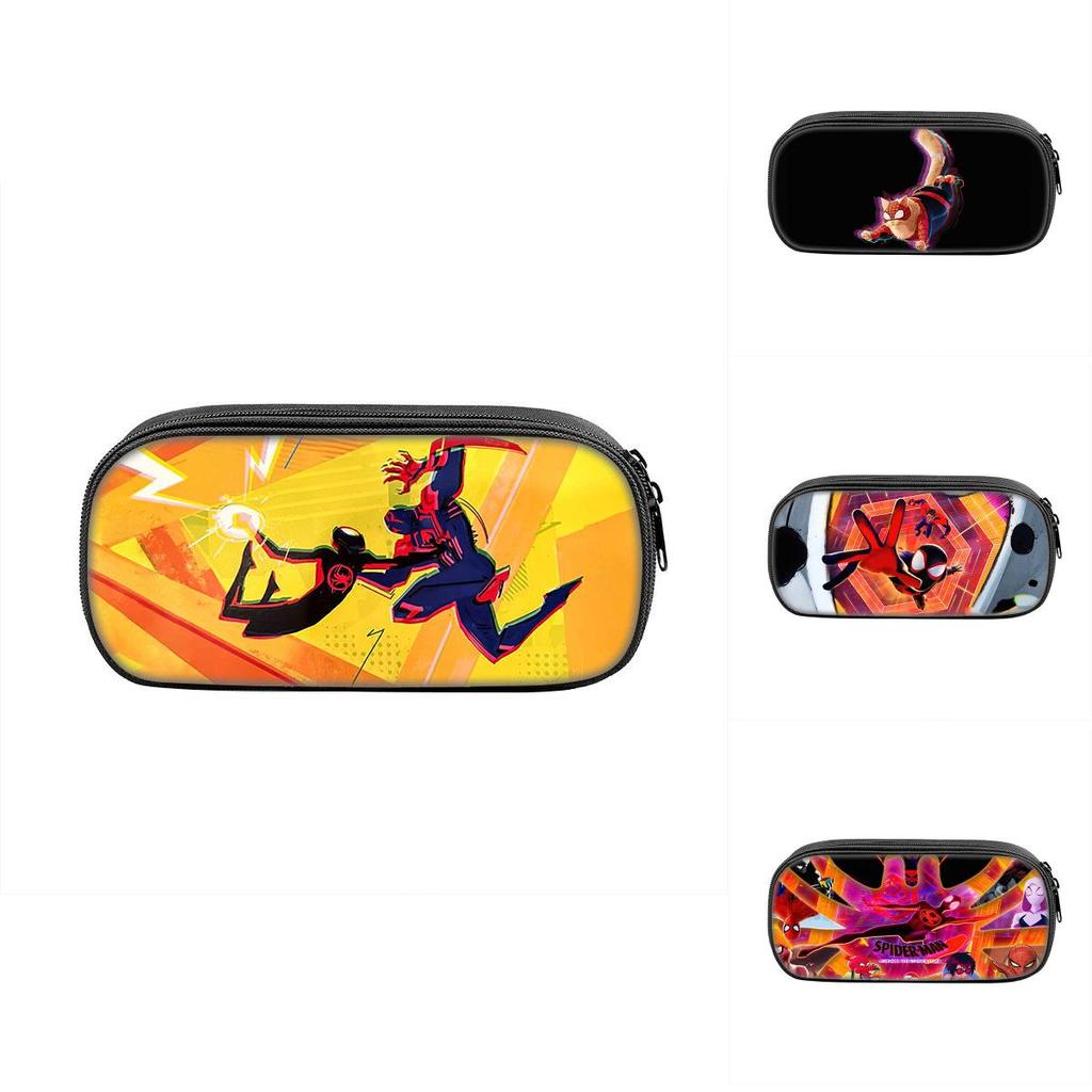 Spiderman Student Pencil Case With Polyester Material And Large Storage For School Supplies