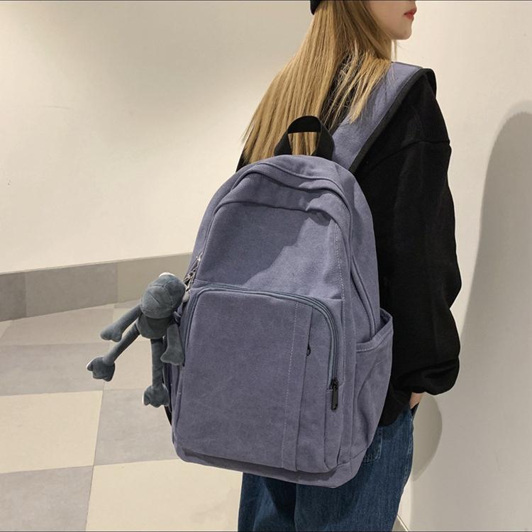 

Простой студенческий школьный рюкзак большой емкости, модный рюкзак для путешествий