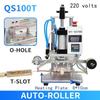 ZONESUN Pneumatische Stanzmaschine Heißpresse Digital Buch Lederbearbeitung Papier Holz Benutzerdefiniertes Logo Prägung Folienzuführer ZS-QS100