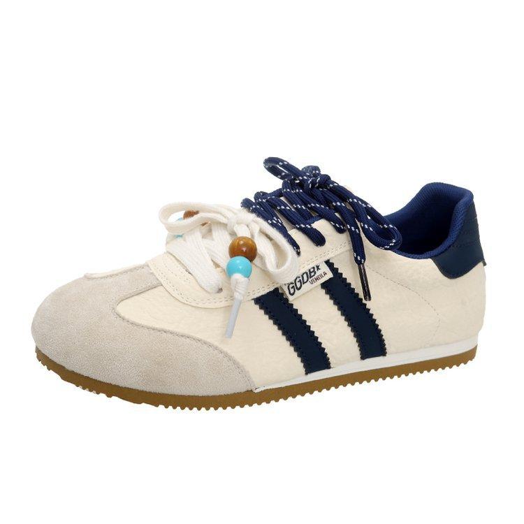 Popular German Training Shoes Women Look Thin 2025 New Summer and Autumn Versatile Breathable Lightweight Soft Sole Casual Forrest Gump White Shoes