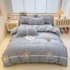 Skin-friendly Cotton Plant Cashmere Thickened Sanded Four-piece Bedding Set Dormitory Three-piece Set Bed Sheet Quilt Cover