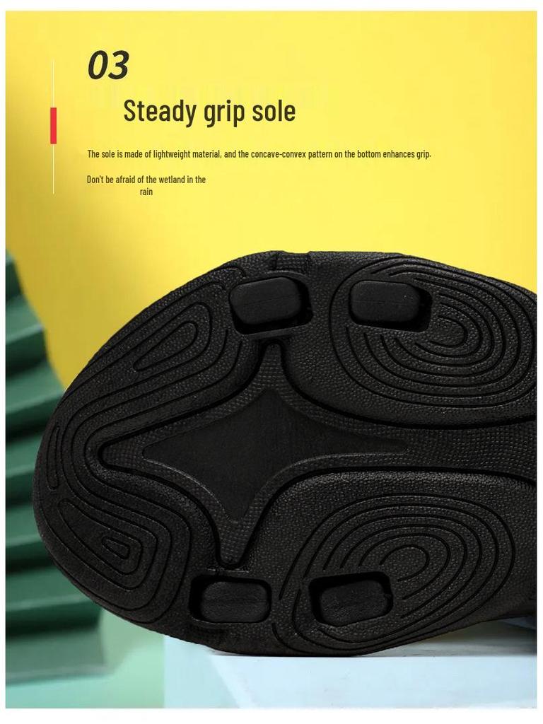 Big Brand Boys' Sandals 2024: Summer Beach Shoes for Middle and Older Children - Soft Sole, Non-Slip Outdoor Wear