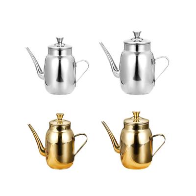 Oil Dispenser Stainless Steel Oil Container Olive Oil Bottle Smooth Pouring Oil