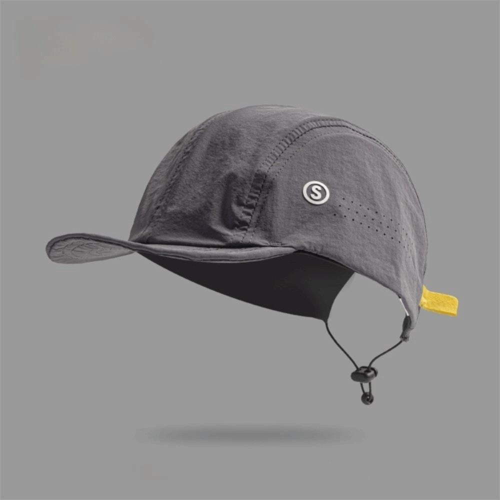 Solid Color Mesh Baseball Cap Adjustable Soft-brimmed Quick-drying Sunshade Cap Breathable Soft Top Outdoor Running Cap Unisex