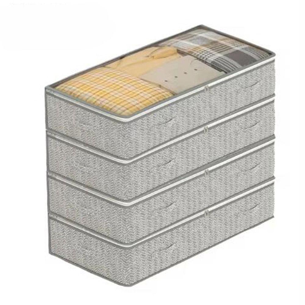 Non-woven Fabric Clothes Quilt Storage Bag Indoors Stuffs Finishing Bag  for Household