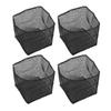 4pcs Aquatic Pond Planting Bags Reusable PVC Mesh Water Garden Pond Plant Pot Breathable Lily Plant Pots for Pond Bog