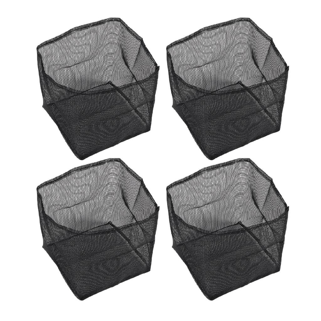 4pcs Aquatic Pond Planting Bags Reusable PVC Mesh Water Garden Pond Plant Pot Breathable Lily Plant Pots for Pond Bog