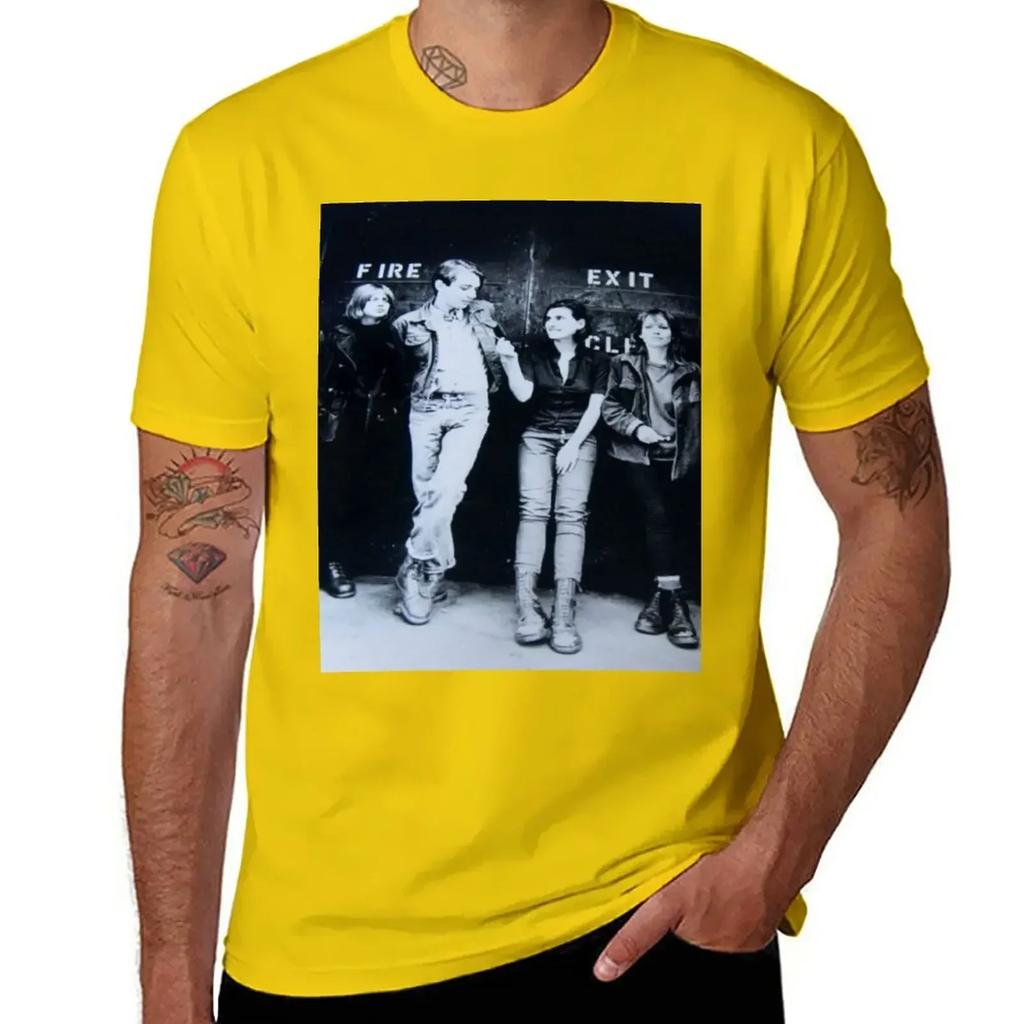 Elastica (Band shot) T-Shirt vintage funnys animal prinfor boys men graphic t shirts