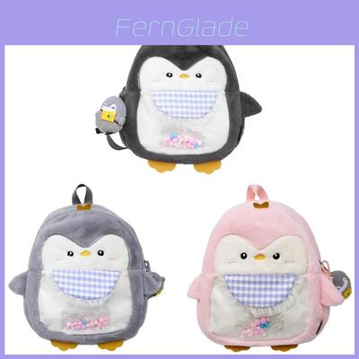 Cute Plush Animal Penguin Kids Backpack With Breathable Waterproof Material For Toddlers And Children