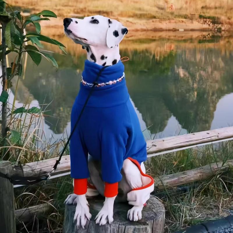 Winter Dog Coats Greyhound Thick Ollie Fleece Stretch Quad Suit Autumn Keep Warm Dog Clothes Puppy Four Legged Clothes Products