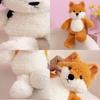 Niedlicher Weicher Plüsch Hasen Rucksack Spielzeug Geschenk für Kinder Weißer Hase Fuchs Hund Puppe