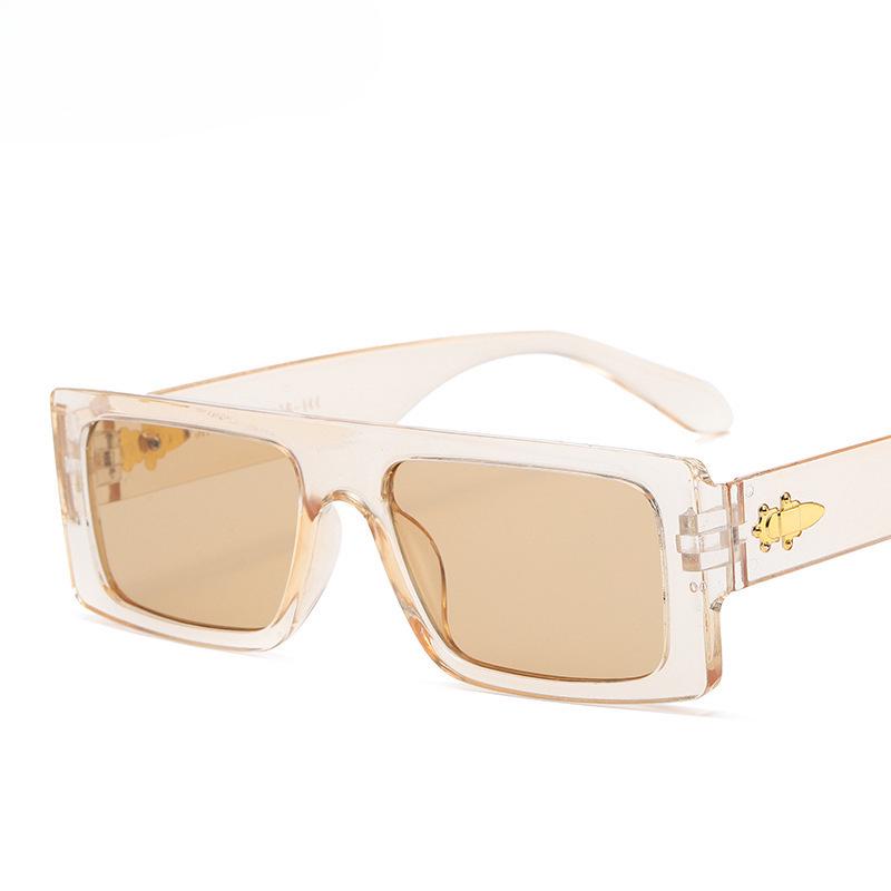 Trendige Sonnenbrille mit quadratischem Rahmen: Europäischer & Amerikanischer Stil, Perfekt für Partys & Foto-Ops, Unisex-Design