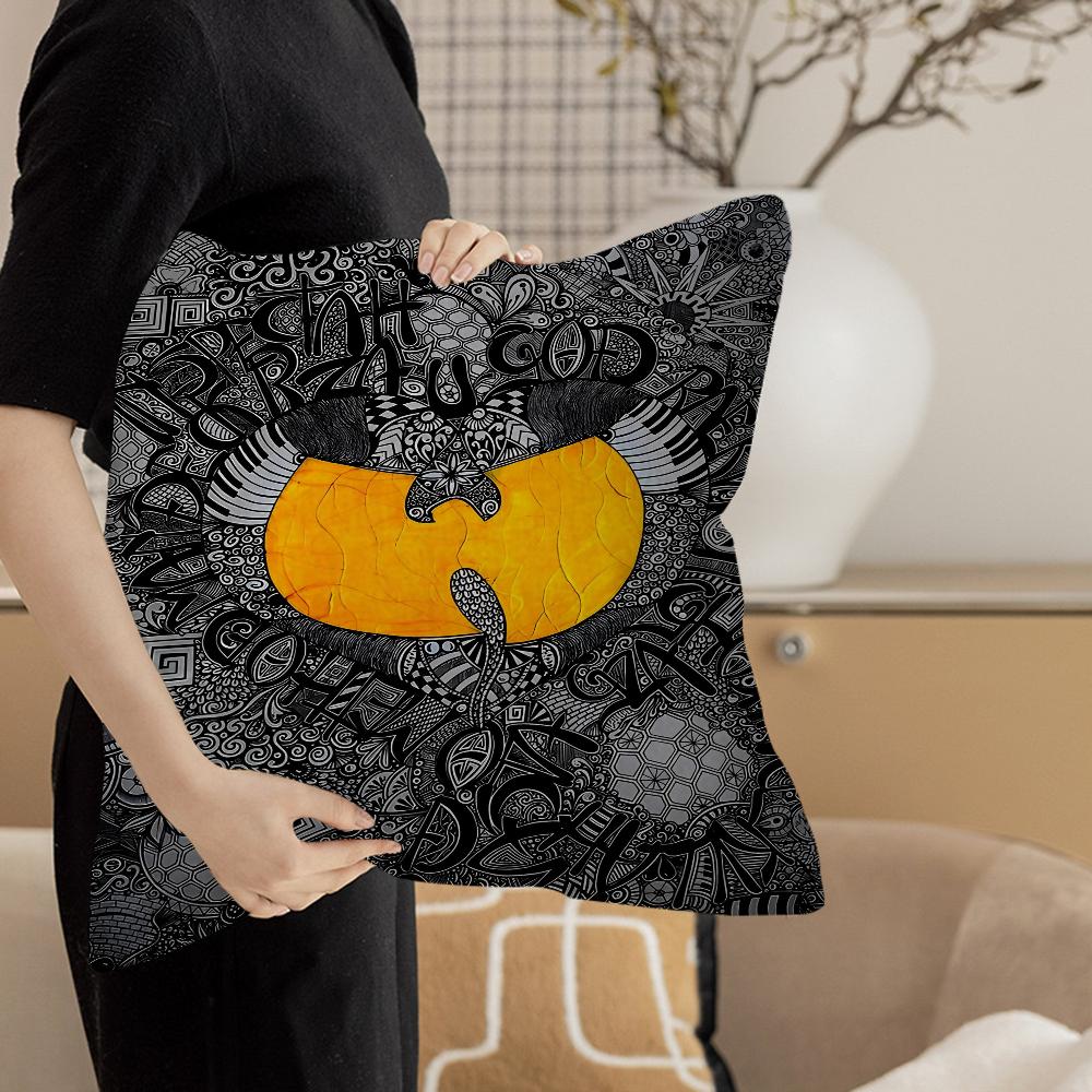 Singer WUTTANG Cool CLAN Cushion Cover Pillow Cover Decor Pillowcase Printed Cushion Case for Couch