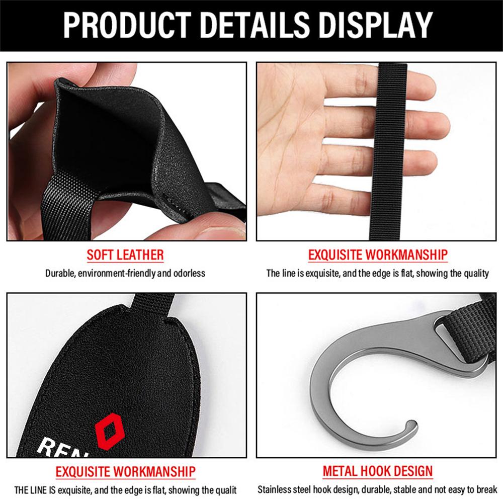 Multifunction Car Seat Headrest Hook Auto Accessories For Renault Megane 2 Clio 4 Captur Radio Logan Duster Laguna Dacia Espace WW9