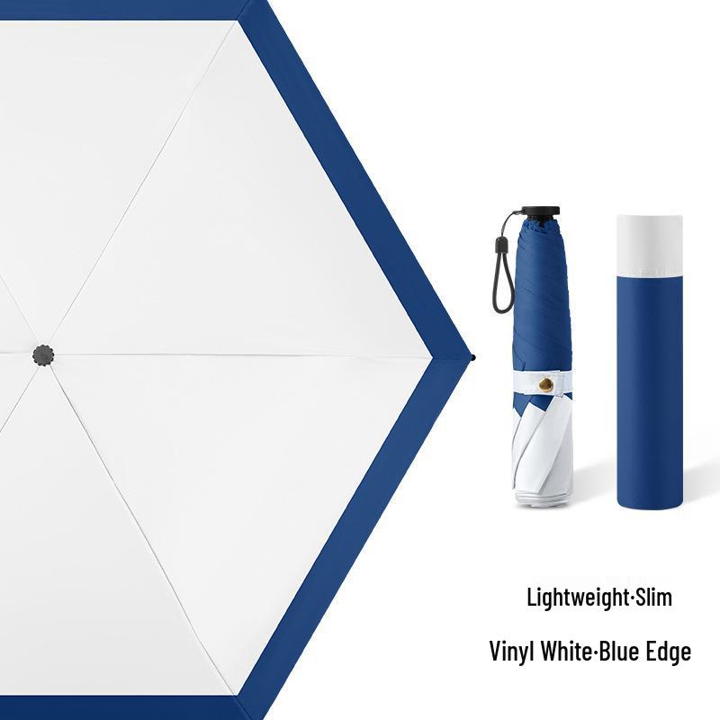 Ultra-light Carbon Fiber Sun & Rain Umbrella - Lightweight, Three-fold, UV Protective Parasol.