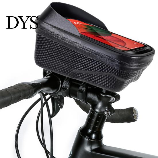Waterproof Bike Pouch Phone Bag EVA Hard Shell Touchscreen Lightweight Cycling Bicycle Road Mountain Top Tube Front Frame Cellphone