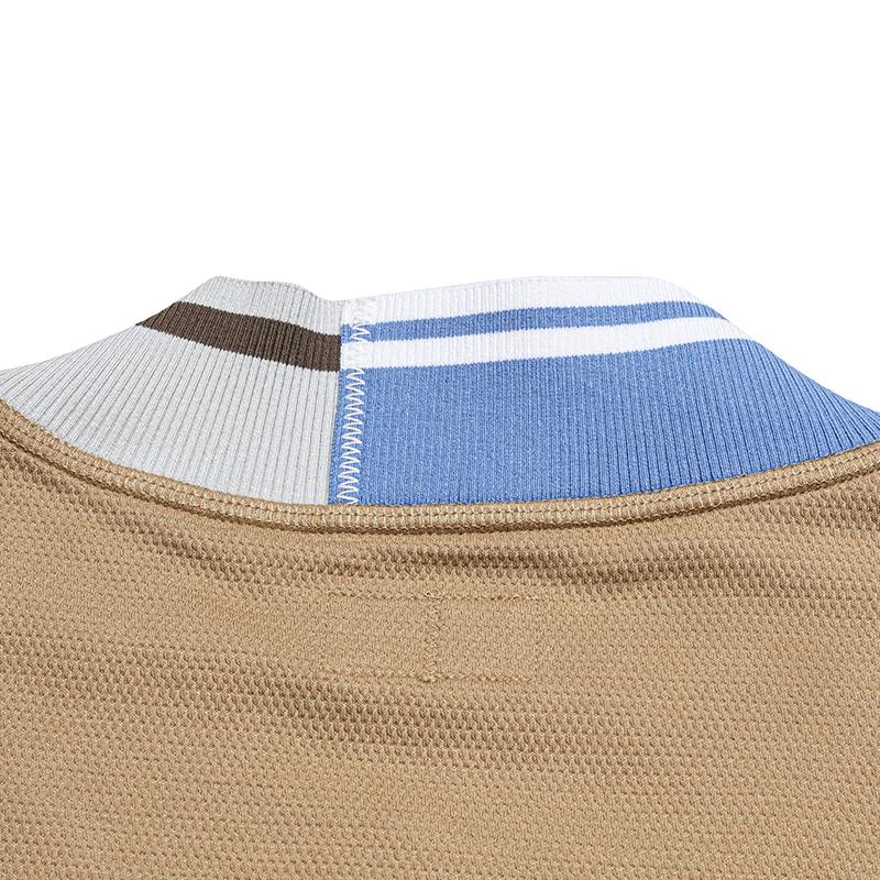 FILA × KOLOR BEACON Fashion Versatile Knitted Vest Women tops Wheat-Gold-Brown F11W636107FDK