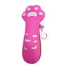 Silicone Pencil Case Cat Claw Design Multipurpose Waterproof Large Capacity Small Zipper Closure