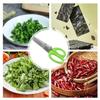 ETUCYNG 13.5x6.3cm Five-Layer Kitchen Vegetable Cutter, Stainless Steel Kitchen Scissors, Food Scissors, Household Vegetable Scissors with Comfort Gri