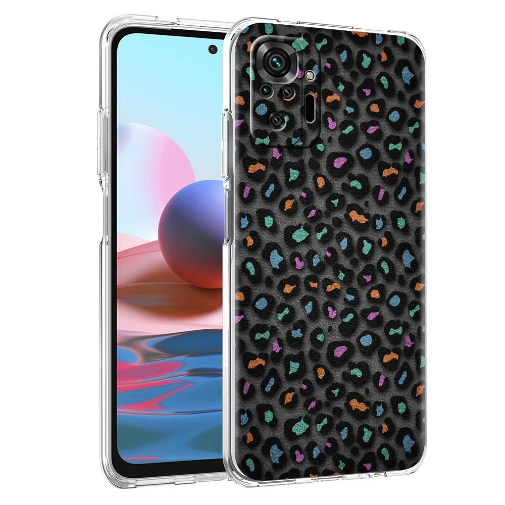 

Transparent Phone Case for Redmi 14C 13C 10C 10 9 Note 13 12 11 K50 K40 Plus Pro 4G 5G Soft TPU Cover Leopard Print Pattern Bags K40 Pro Plus