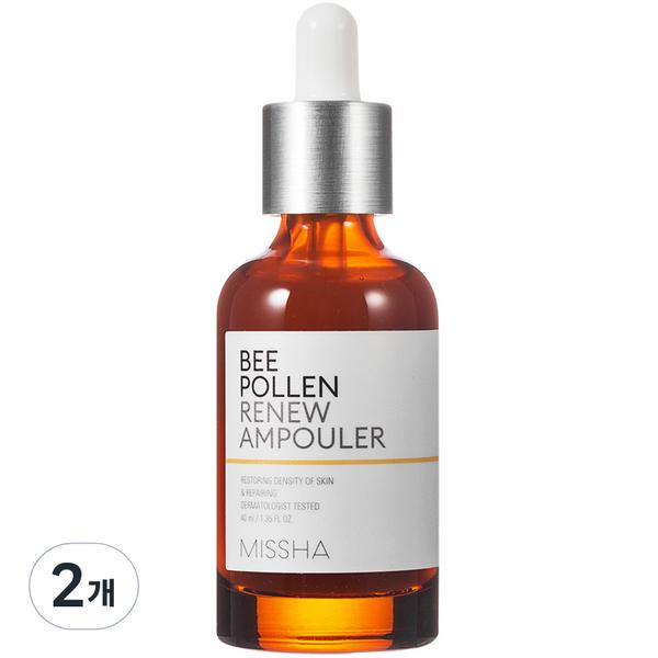 

Missha Bee Pollen Renew Ампуллер, 40 мл, 2 шт. Популярная корейская косметика