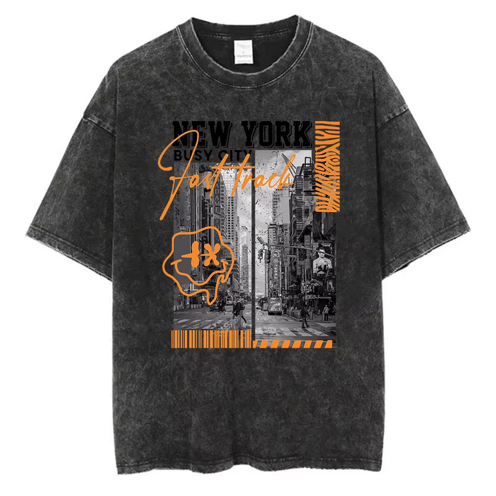 Christian Summer Womens Washed T Shirt Loose Version Casual T Shirt Cotton Christian Vintage T Shirt YK Harajuku Style Unisex