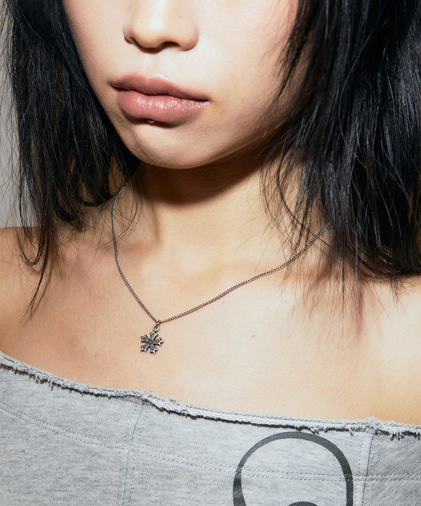 Mahagrid Cross Star Necklace Silver(Mg2Gsmab82A)