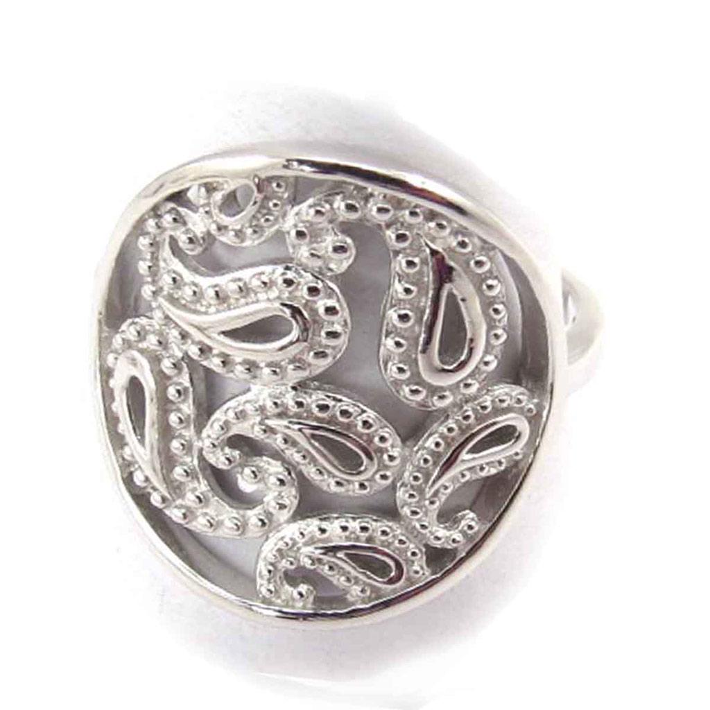 Inel de argint 'Coregrafie' - 18 mm