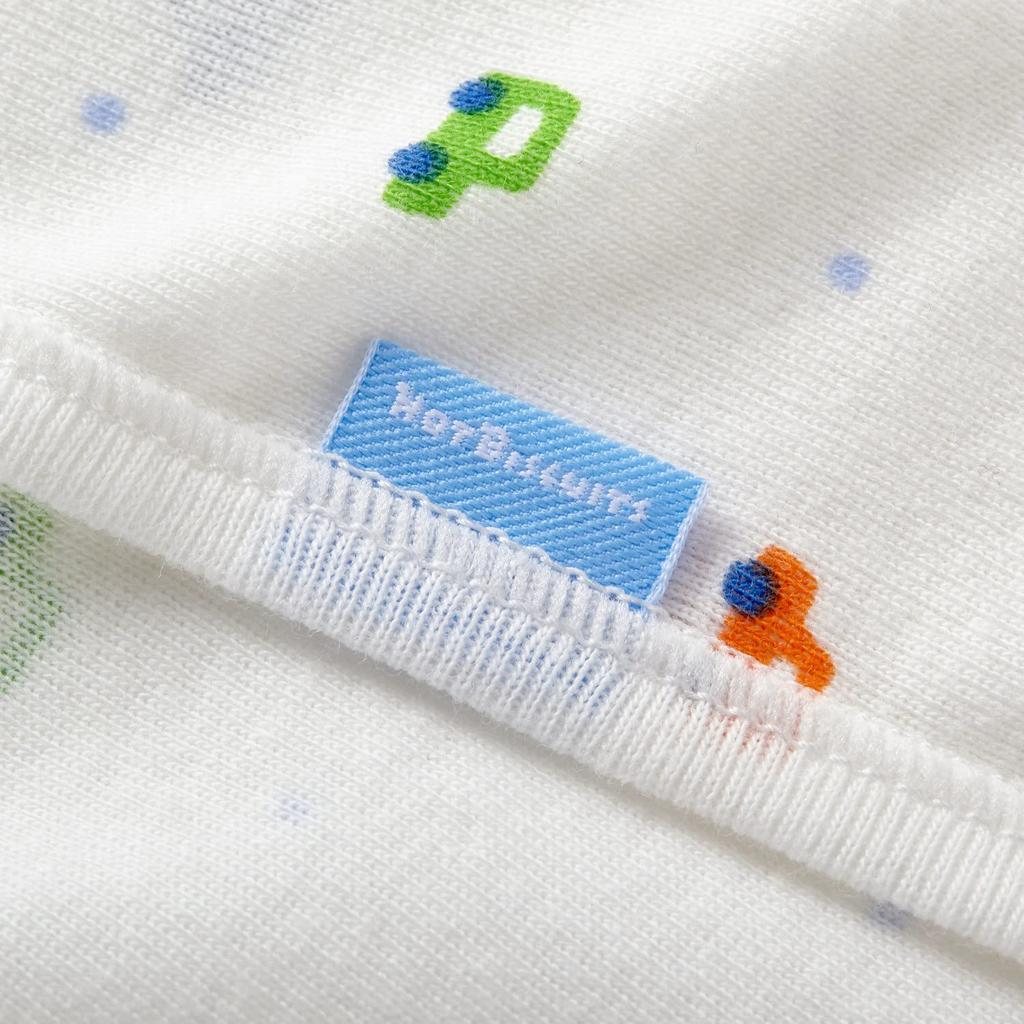 Miki House Hot Biscuits Short Boys and Baby Undershirt, Girls, Newborn, Clothes, Blue, 60cm, 70-2116-492