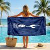 Asciugamano da Spiaggia Tottenham Hotspur Morbido Microfibra Asciugamano Estivo Asciugatura Rapida Assorbente per Spiaggia Piscina Viaggio
