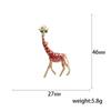 Blucome Vintage Personality Accessories Giraffe Brooch Cute Suit Coat Versatile Women Fashion Buttons